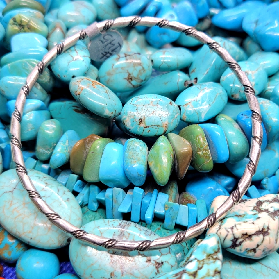 Navajo Silver Bangle